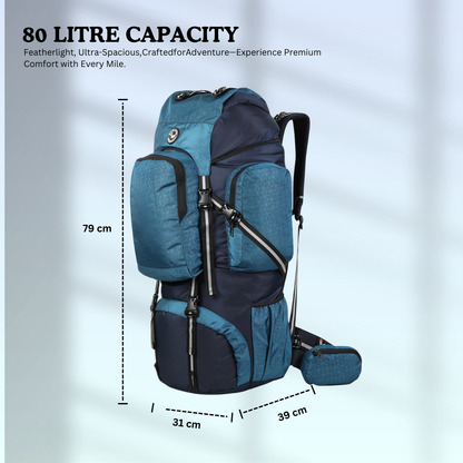 Kailash Rucksack Teal 80 Litre