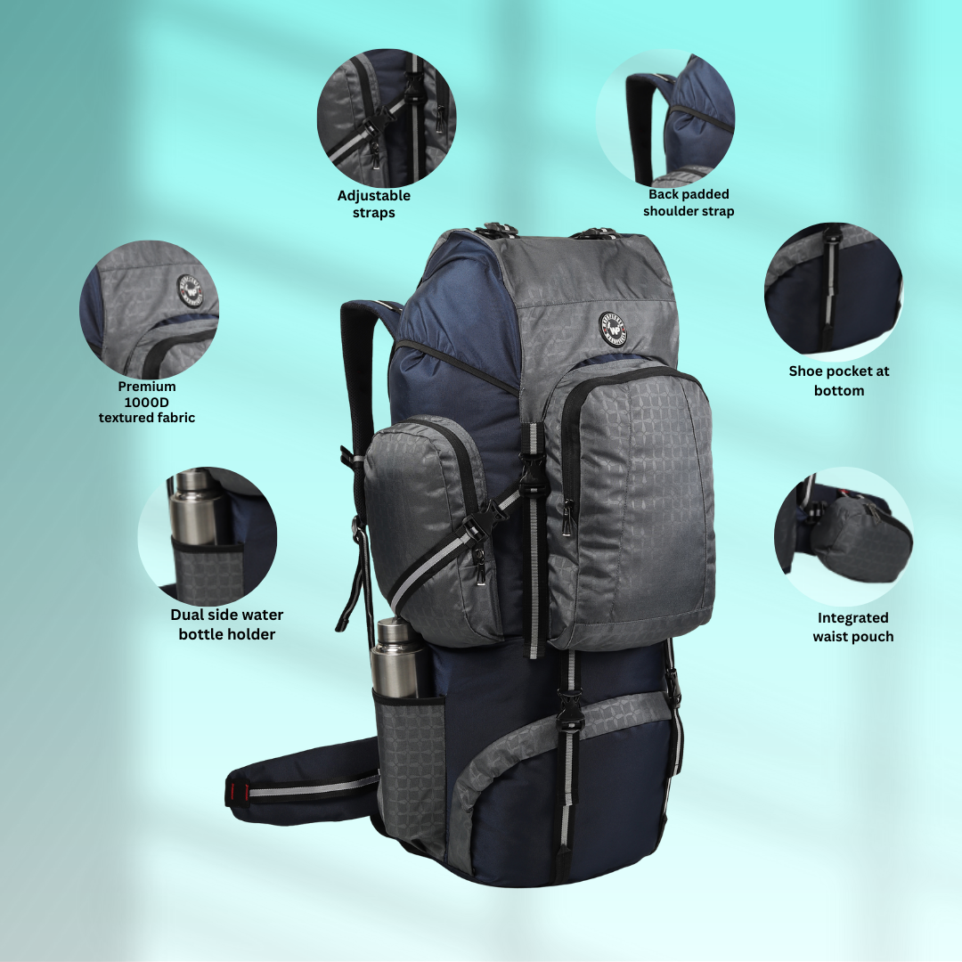 Kailash Rucksack Grey 80 Litre