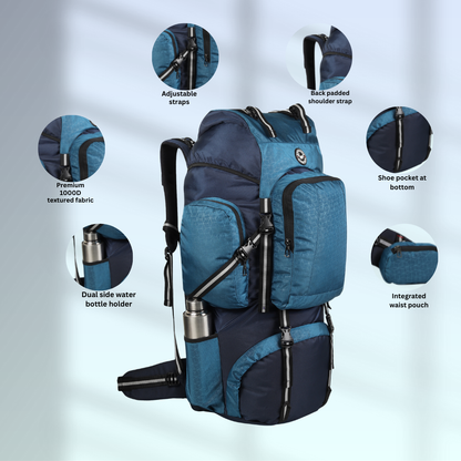 Kailash Rucksack Teal 80 Litre