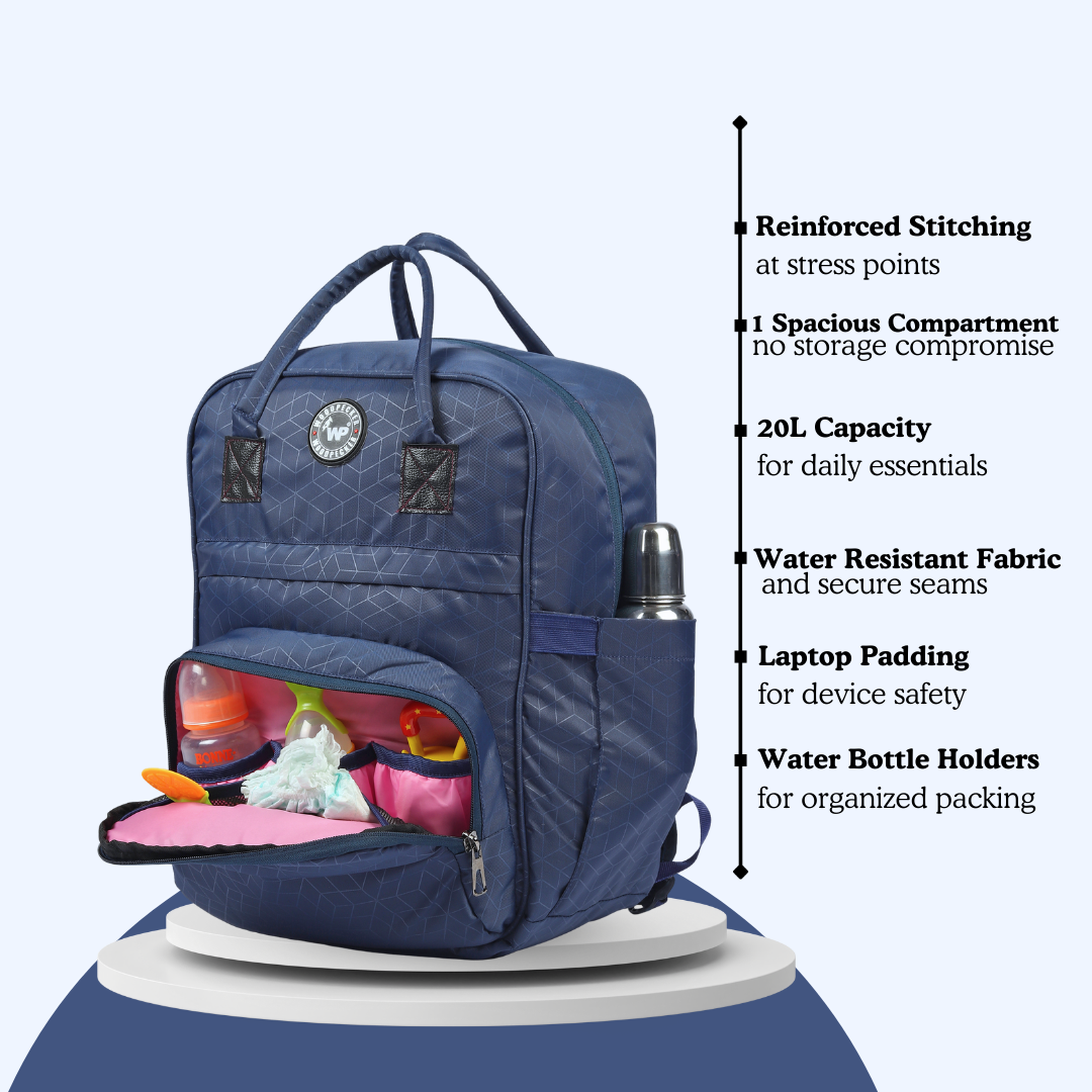 Baby Bag Navy Blue