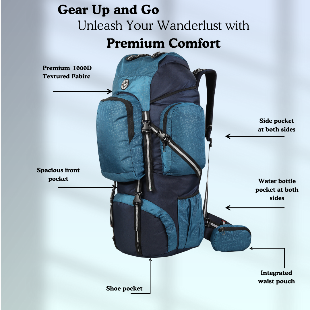 Kailash Rucksack Teal 80 Litre