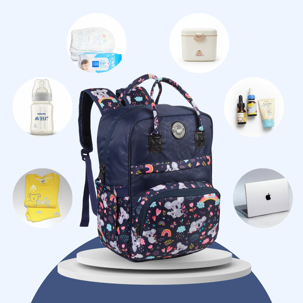 Baby Bag Plus Rainbow Blue
