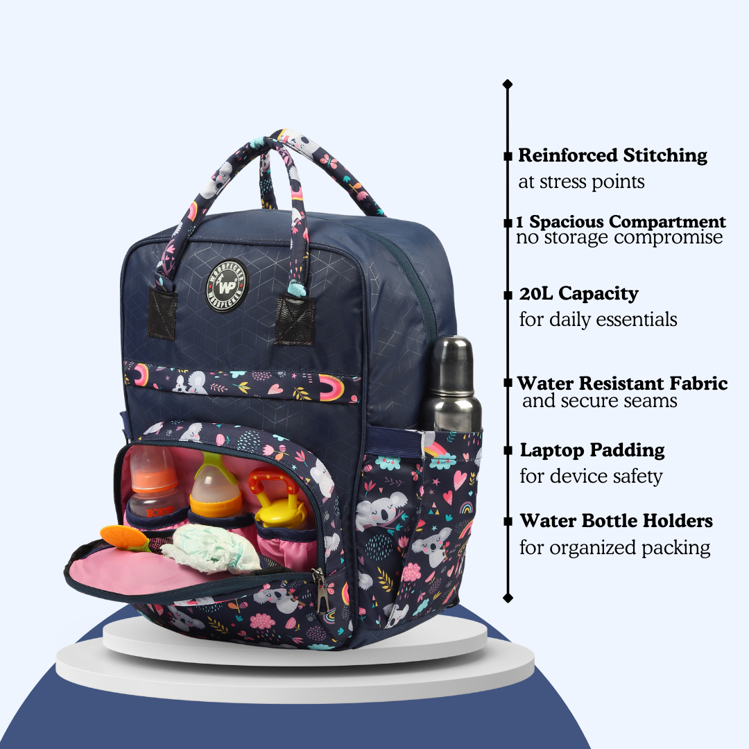 Baby Bag Plus Rainbow Blue
