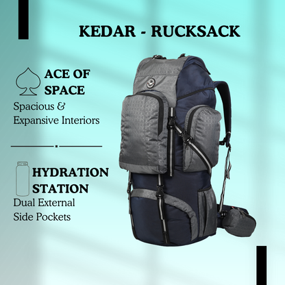 Kailash Rucksack Grey 80 Litre