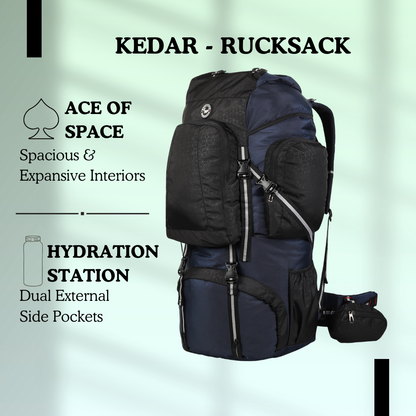 Kailash Rucksack Navy Blue 80 Litre
