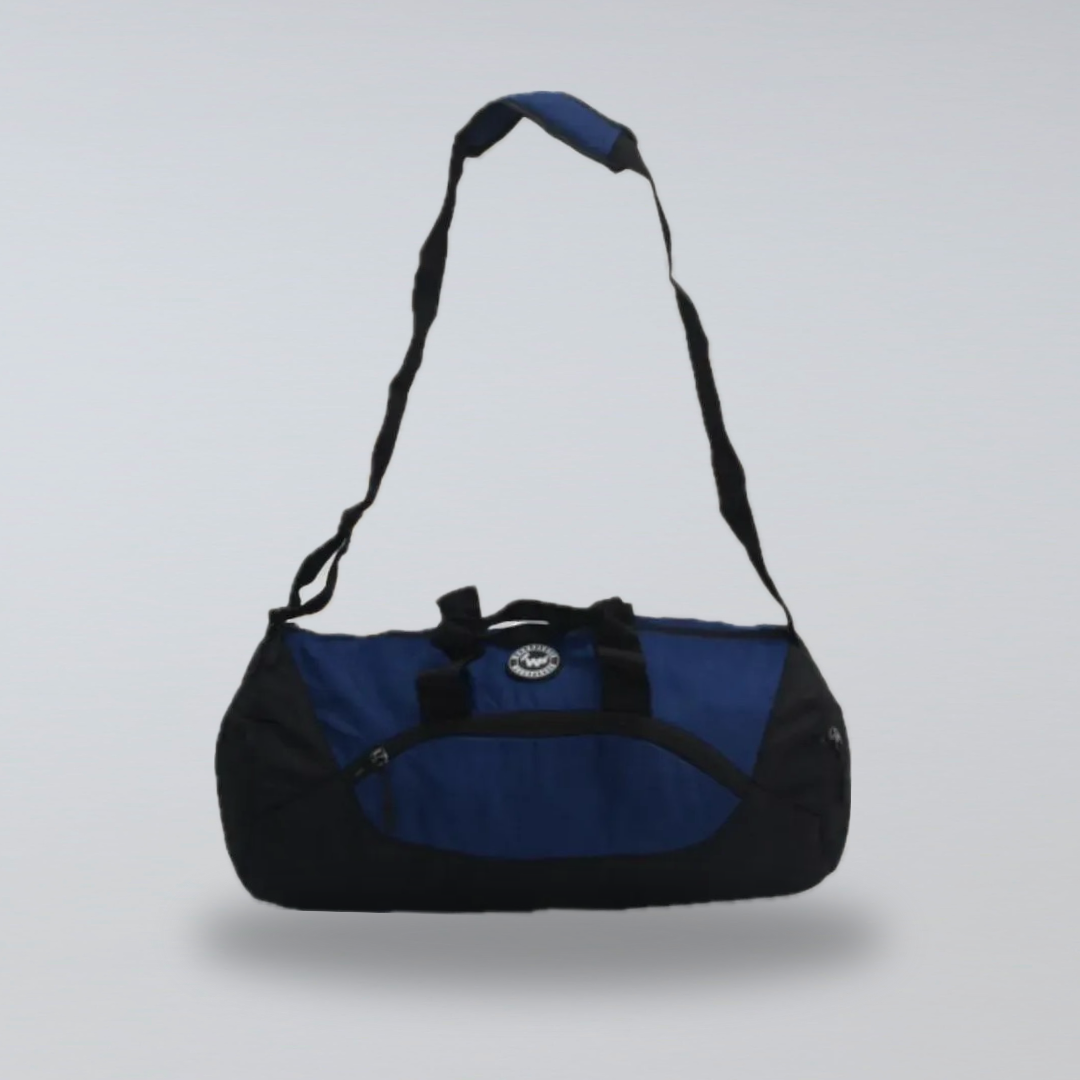 Sporty Black & Blue 23 Litre Gym Bag
