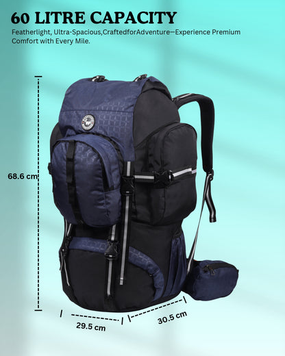 Kedar Rucksack Navy Blue